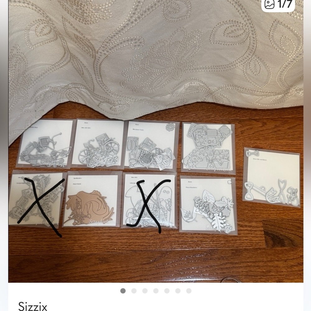Sizzix sizzlits Lot